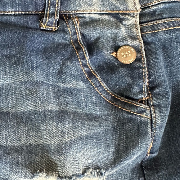 Size S WAX JEAN BRAND Overalls Shorts FALL transition Festival Country Concert - Picture 6 of 6